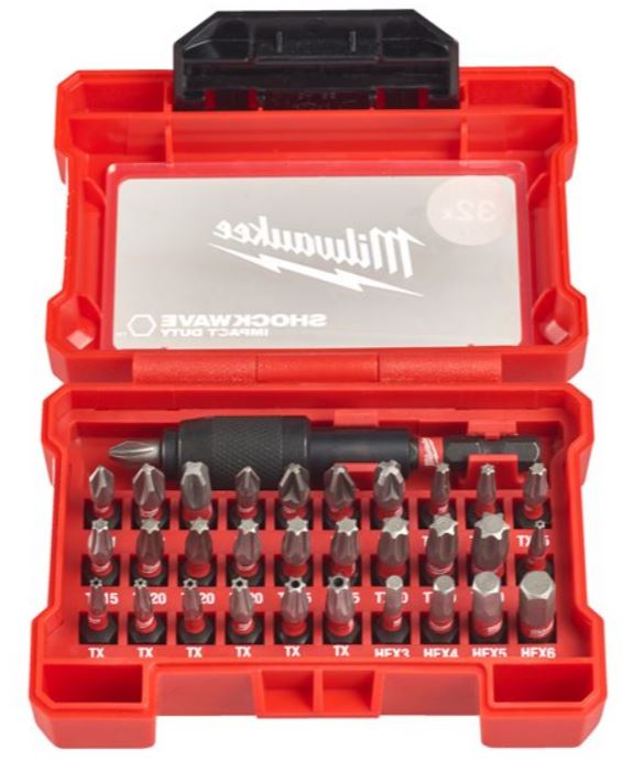Milwaukee bit nastavci SHOCKWAVE set 32 kom u originalnom pakiranju